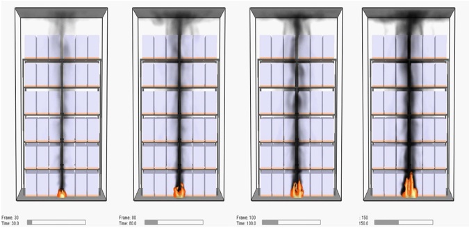 Simulación de incendios en cámaras frigoríficas