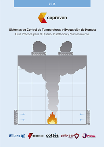 Guía de evacuación de humos de CEPREVEN patrocinada por Cottés